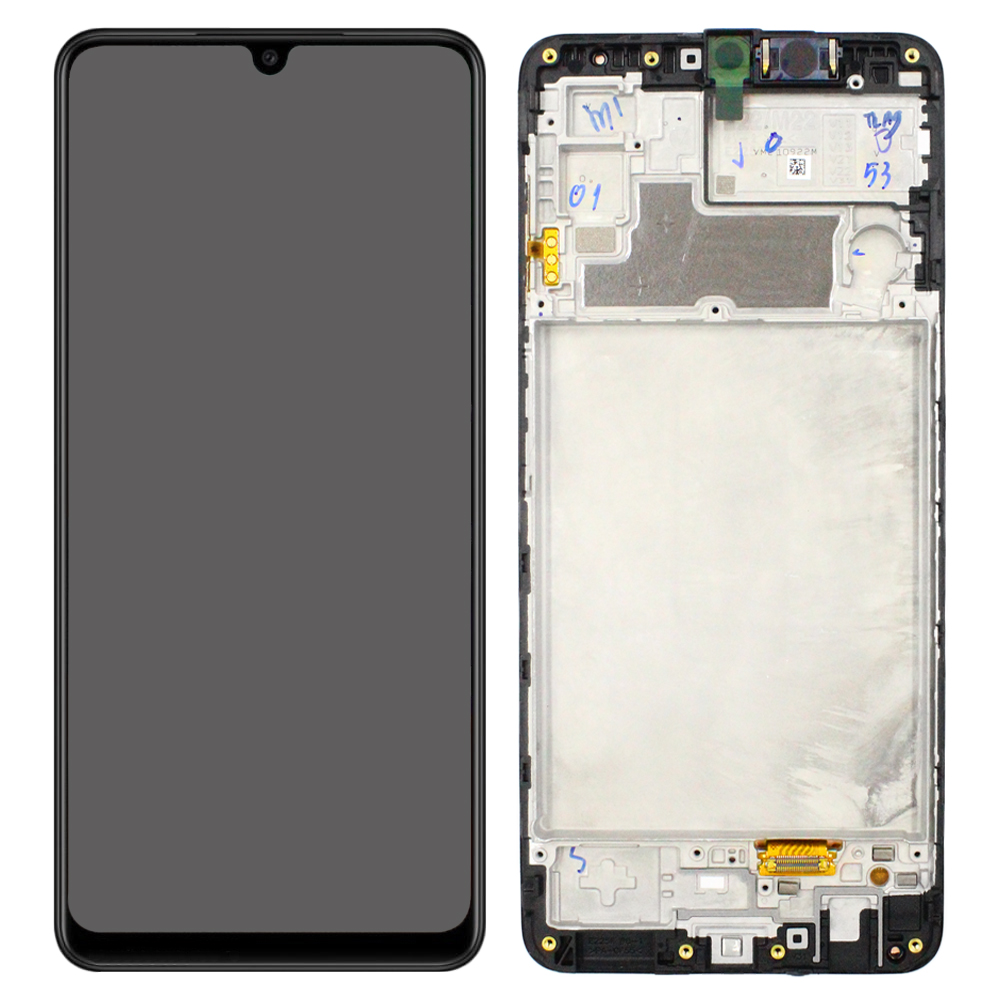 

Дисплей для Samsung SM-M225F Galaxy M22 в рамке + тачскрин (черный), SM-M225F