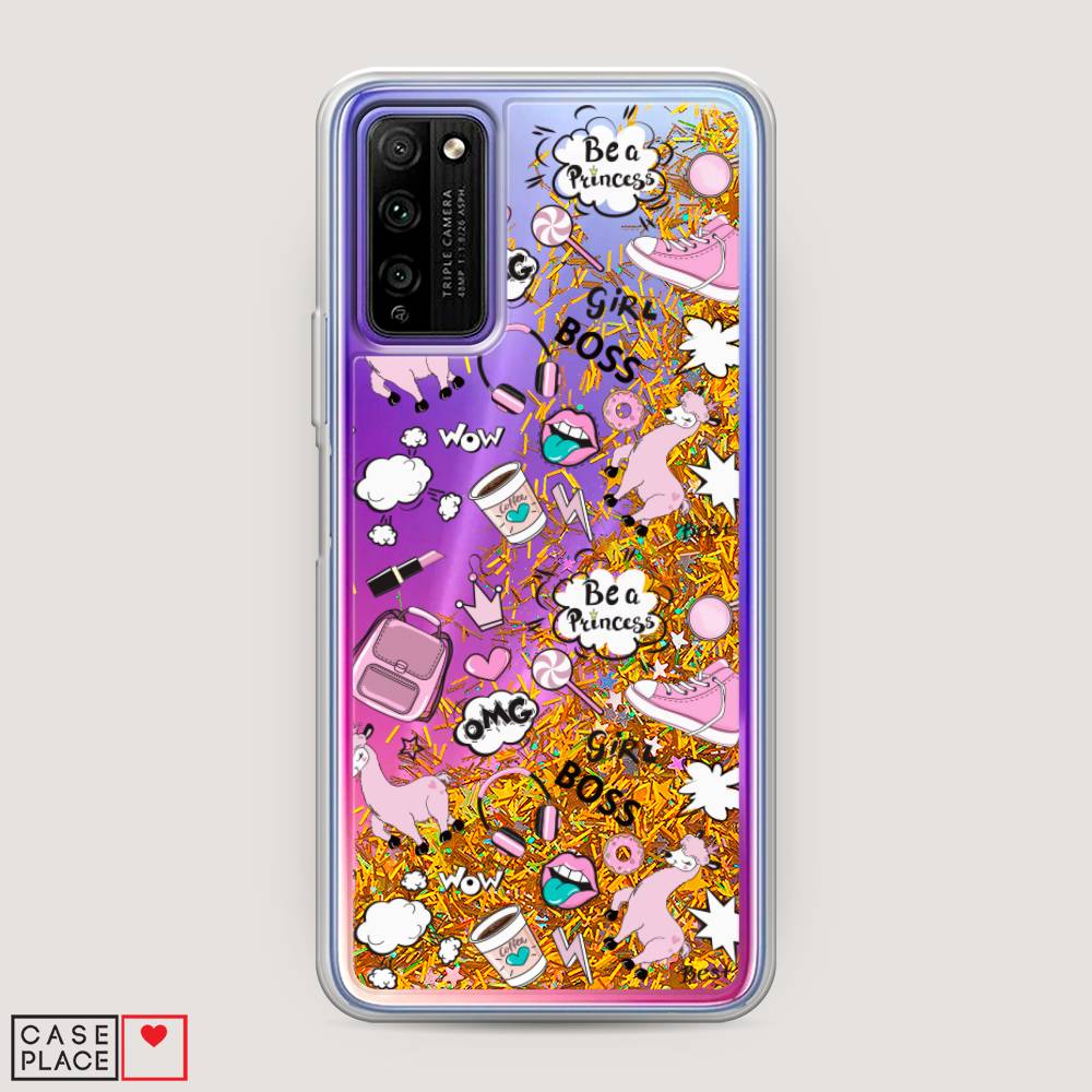 

Чехол Awog "Стильная лама" для Honor 30 Lite