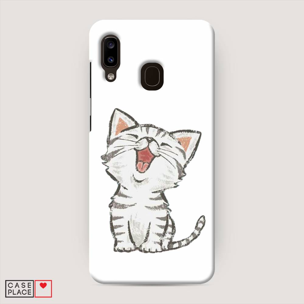 

Пластиковый чехол "Котенок рисованный" на Samsung Galaxy A30, 27520-1
