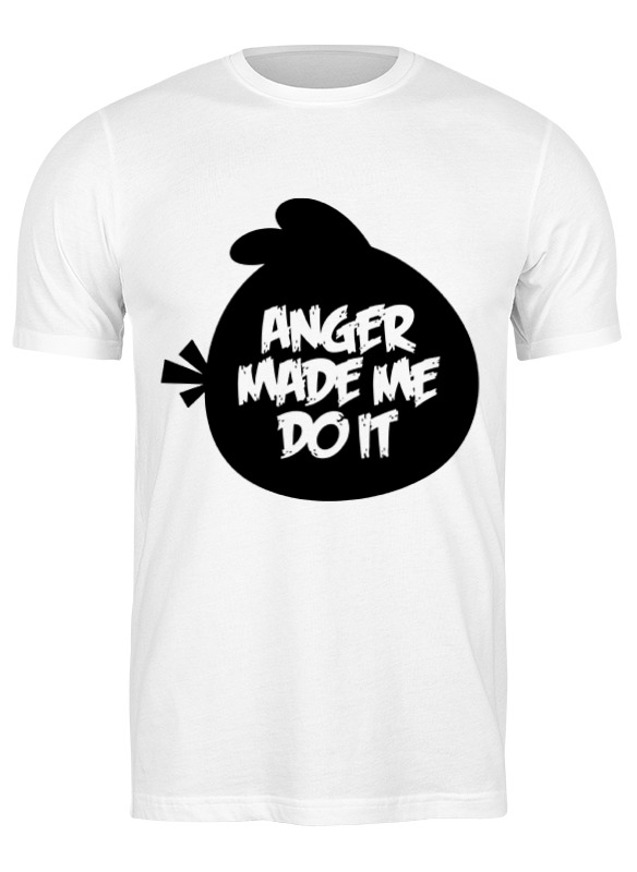 

Футболка женская Printio Angry bird белая XL, Белый, Angry bird