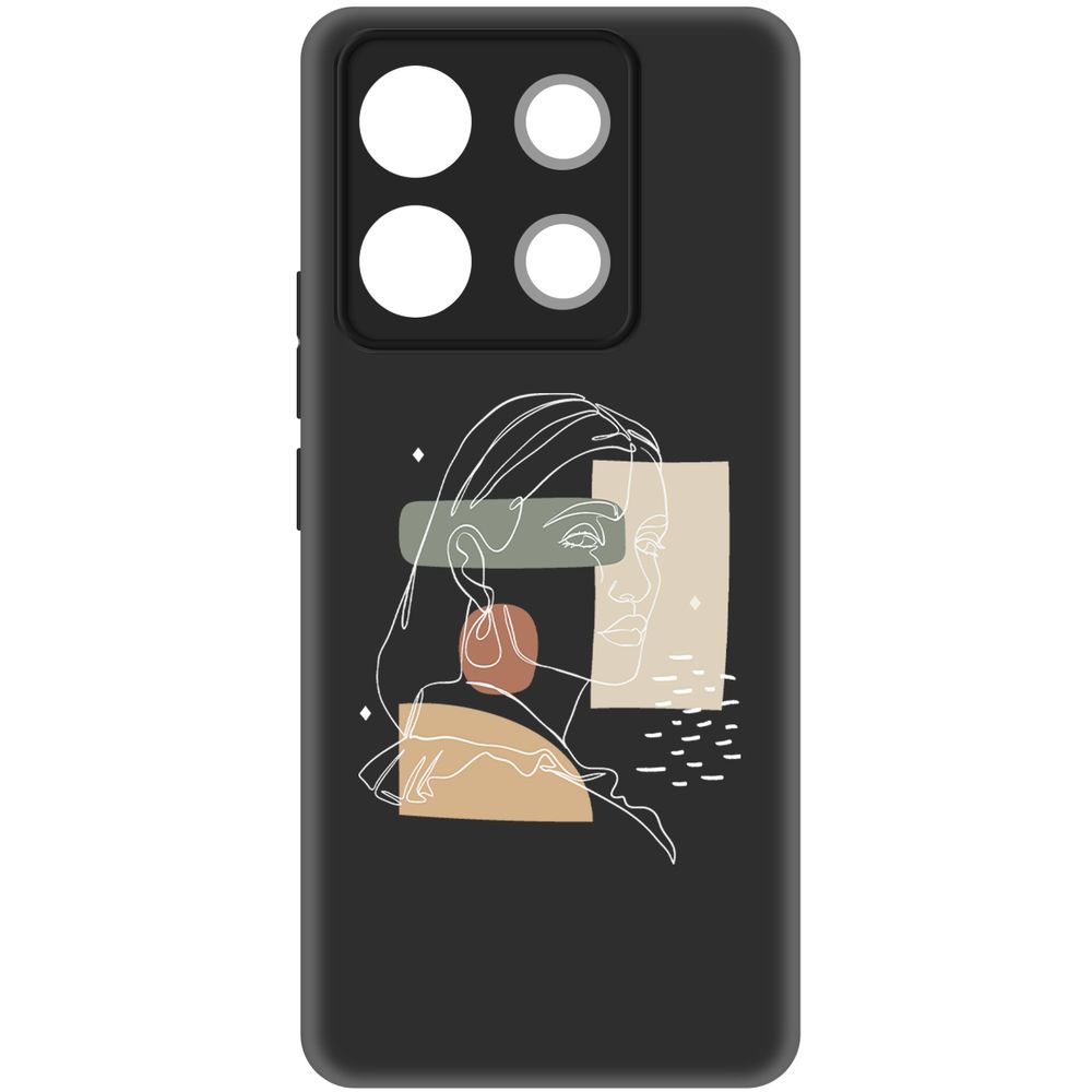 

Чехол-накладка Krutoff Soft Case Уверенность для Xiaomi Redmi Note 13 Pro 5G черный