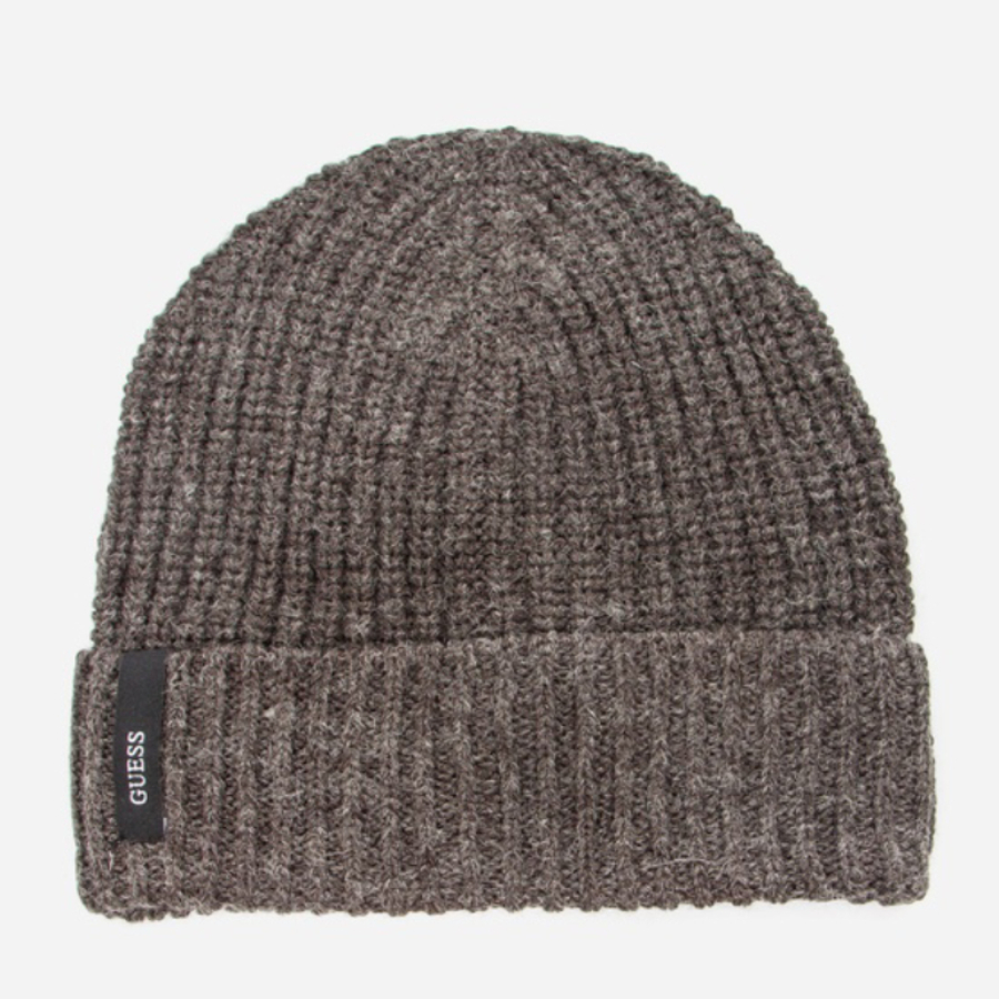 Шапка бини мужская GUESS Fashion Hat Beanie grey р60 4900₽