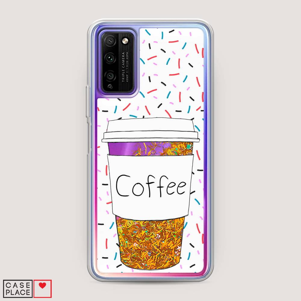 

Чехол Awog "Coffee прозрачный стакан" для Honor 30 Lite