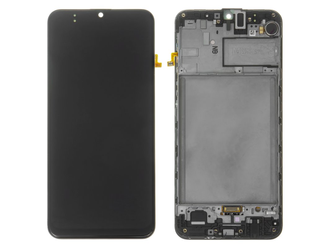 

Дисплей для Samsung SM-M307F Galaxy M30S в рамке + тачскрин (черный), SM-M307F