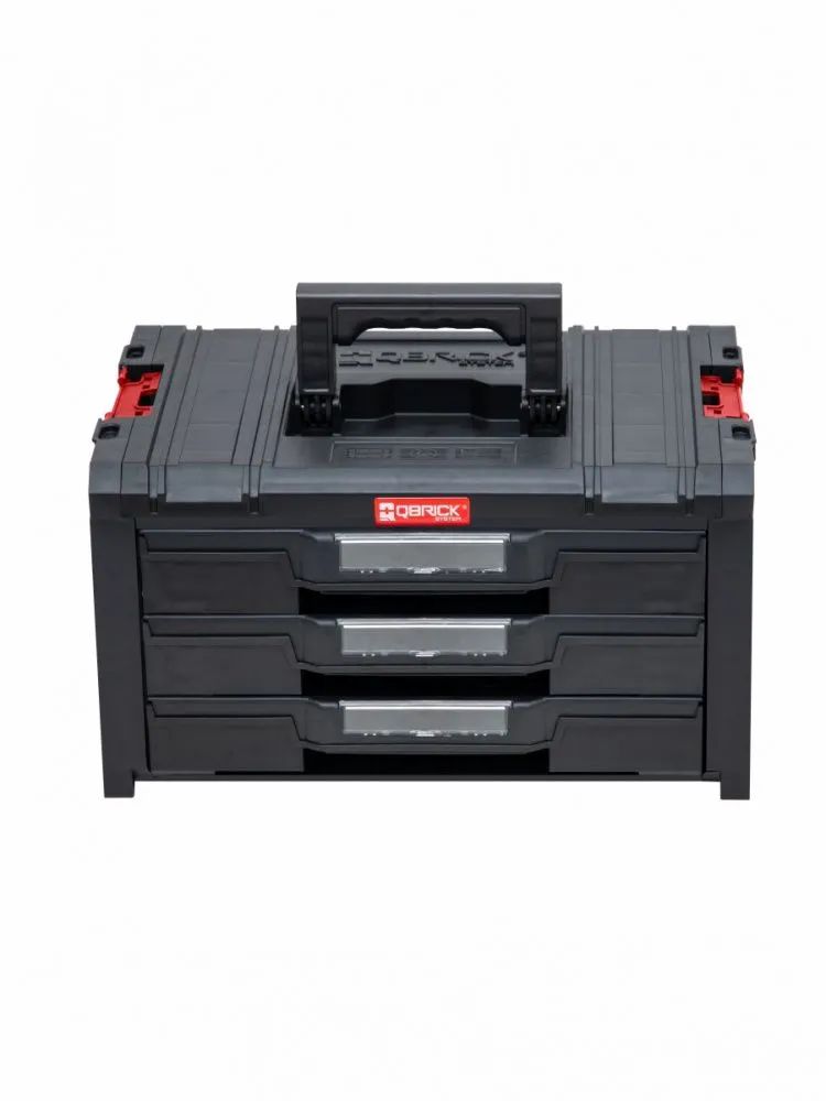 QBRICK ящик для инструментов System PRO Drawer3 Toolbox Expert 450х320х240мм 10501364 ящик для инструментов c выдвижными секциями qbrick system pro drawer 2 toolbox basic