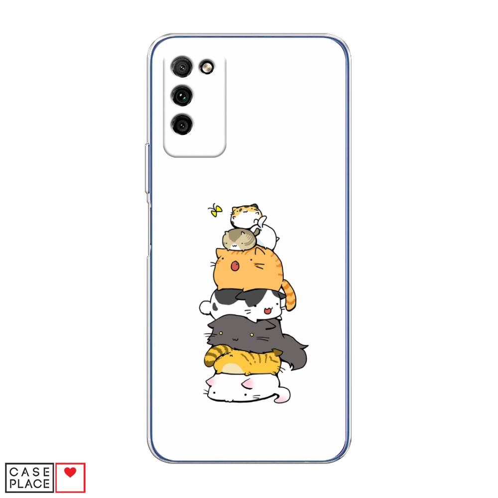 

Чехол Awog "Бутерброд из котиков" для Honor 30 Lite