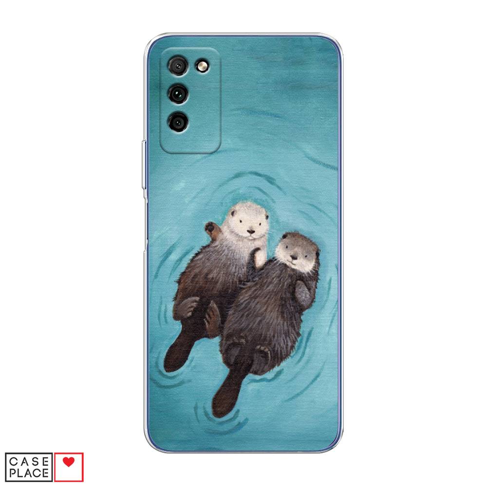 

Чехол Awog "Парочка бобров" для Honor 30 Lite