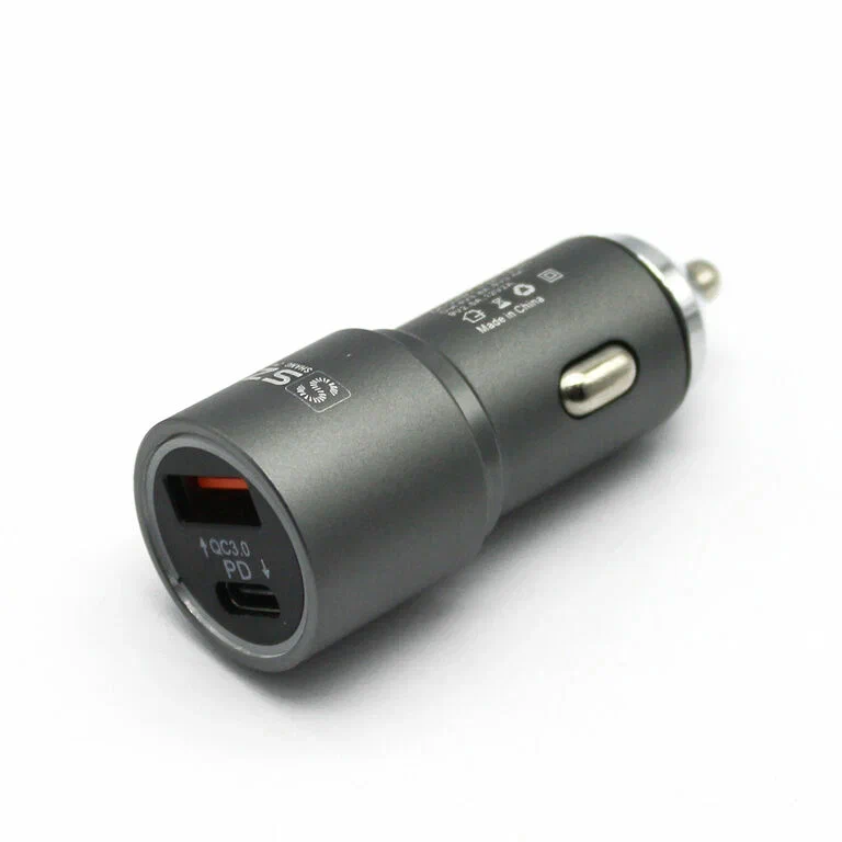 фото Автомобильное зарядное устройство szx fast car charger 20w черный