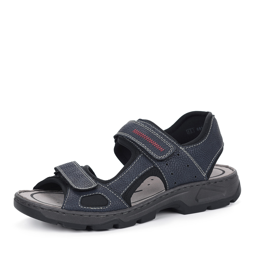 

Синие спортивные сандалии Rieker 26155-15 р.44, Синий, 26155-15