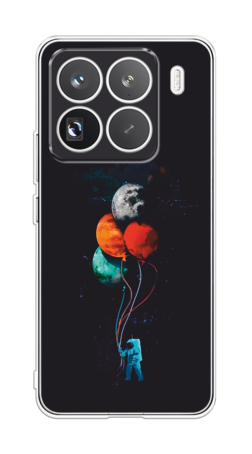 

Чехол на Xiaomi 15 Pro Космонавт с шариками, Разноцветный, 323750-1