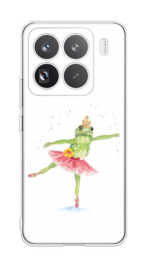 

Чехол на Xiaomi 15 Pro Лягушка-балерина, Зеленый, 323750-1