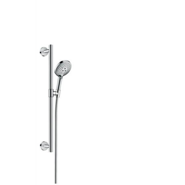 

Душевой набор hansgrohe Raindance Select S 120 3jet со штангой 65 см правосторонний
