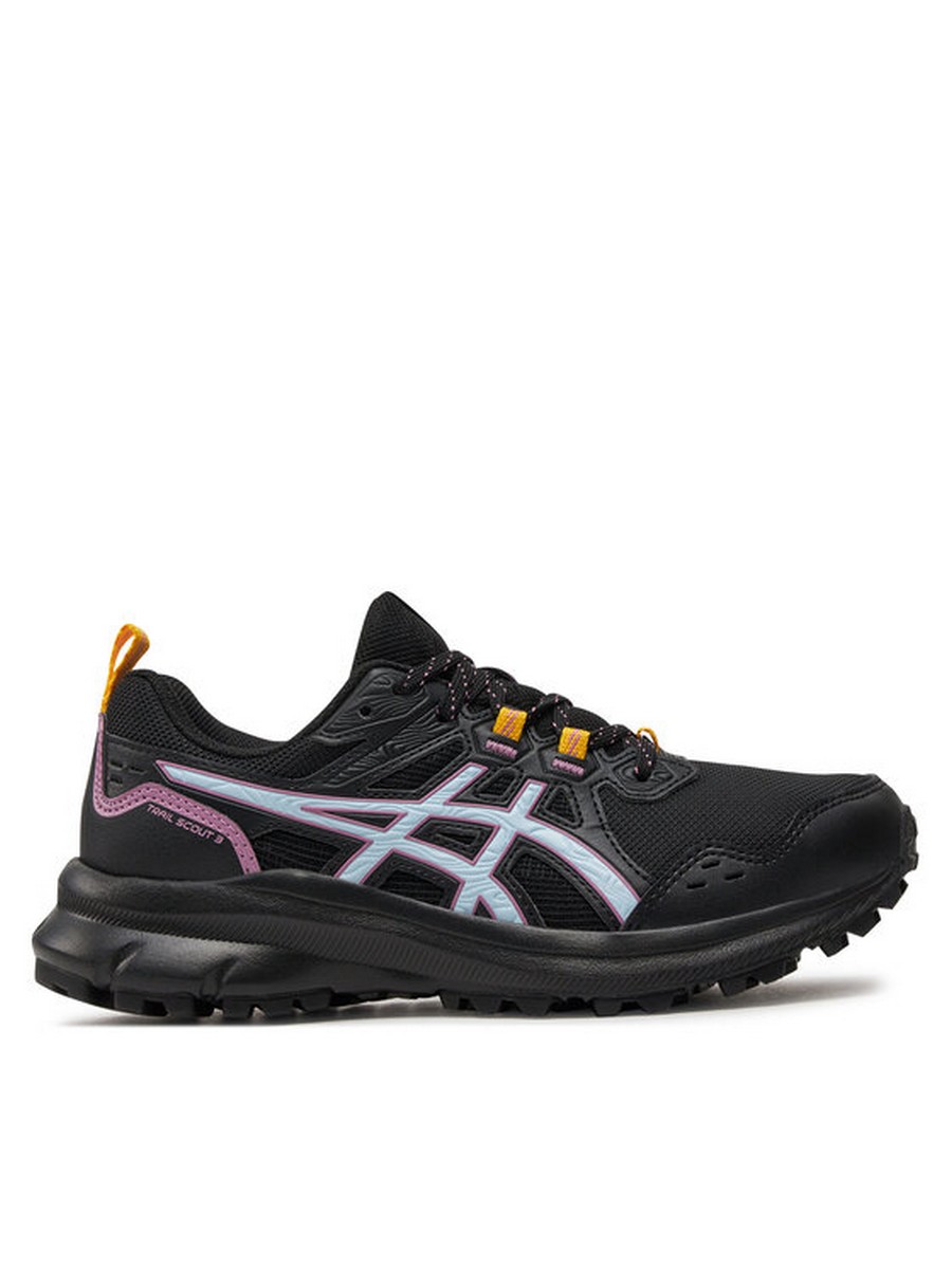 

Кроссовки женские Asics Trail Scout 3 1012B516 черные 37.5 EU, Черный, Trail Scout 3 1012B516