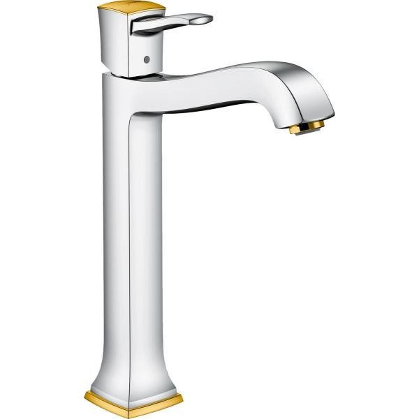 фото Смеситель hansgrohe metropol classic для раковины 31303090, золото/хром