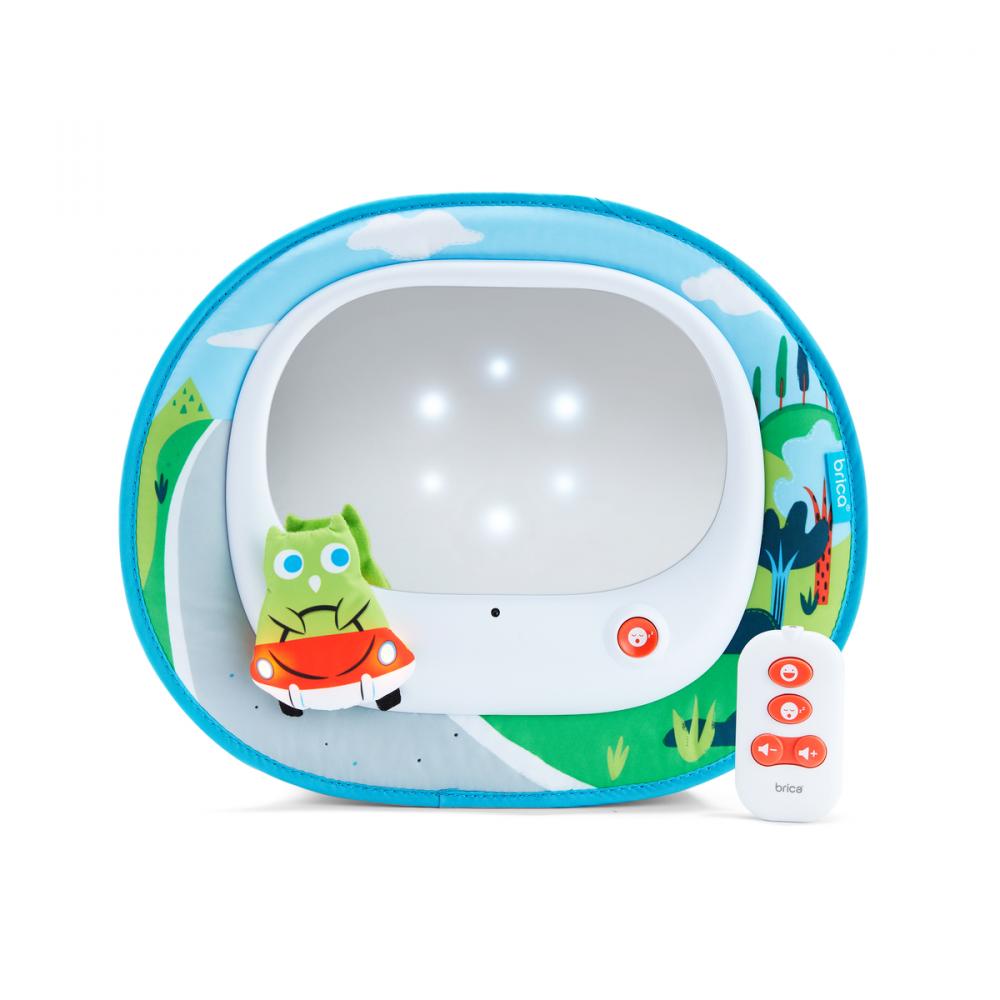 Волшебное зеркало контроля за ребёнком в авто Brica munchkin firefly baby in-sight mirror