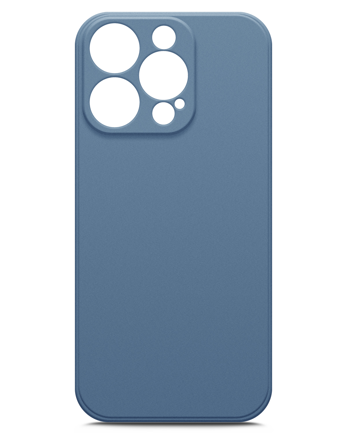 

Чехол Brozo на Apple iPhone 14 Pro, с силиконом Soft touch, синий, Apple iPhone 14 Pro