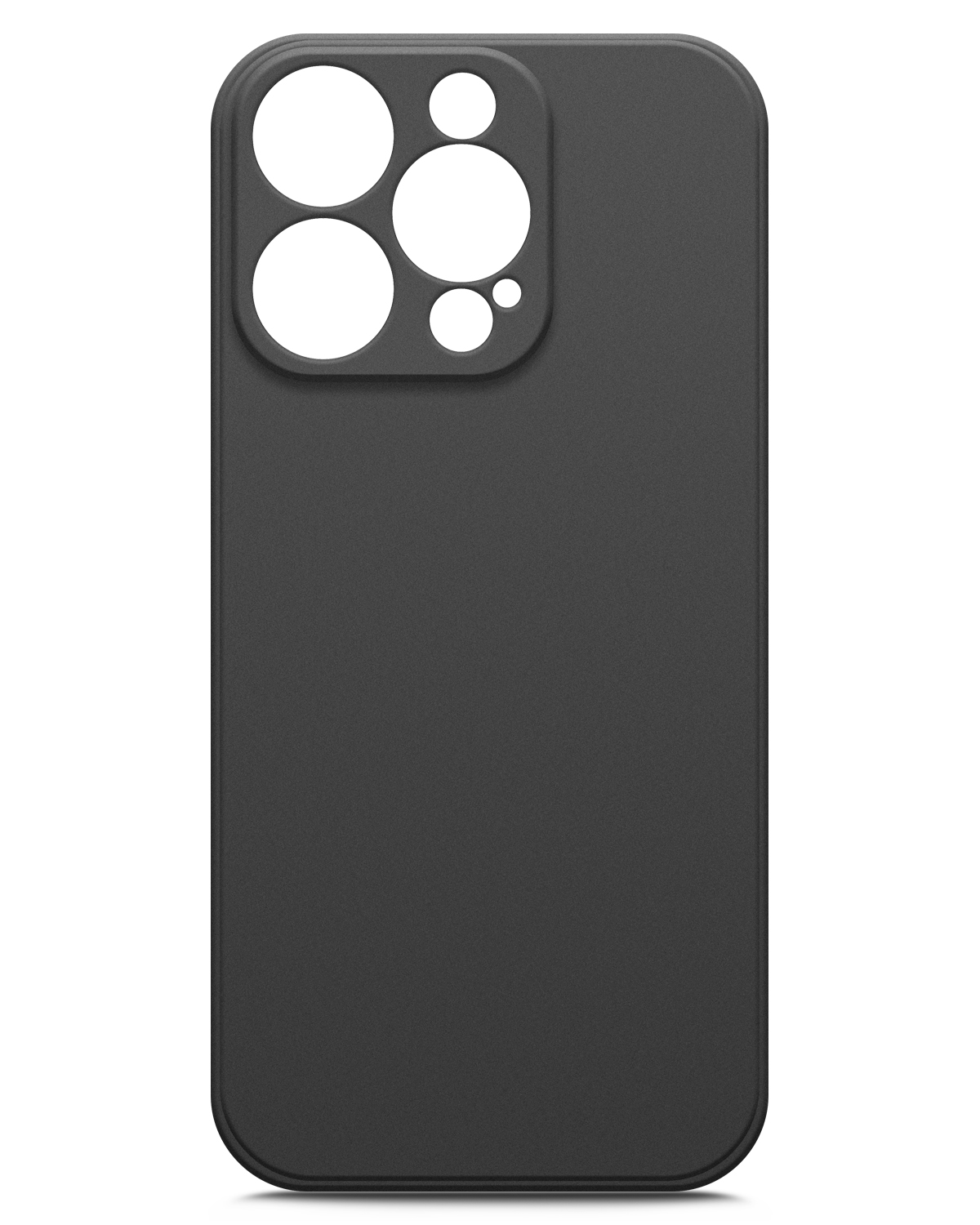 фото Чехол brozo на apple iphone 14 pro, с силиконом soft touch, черный