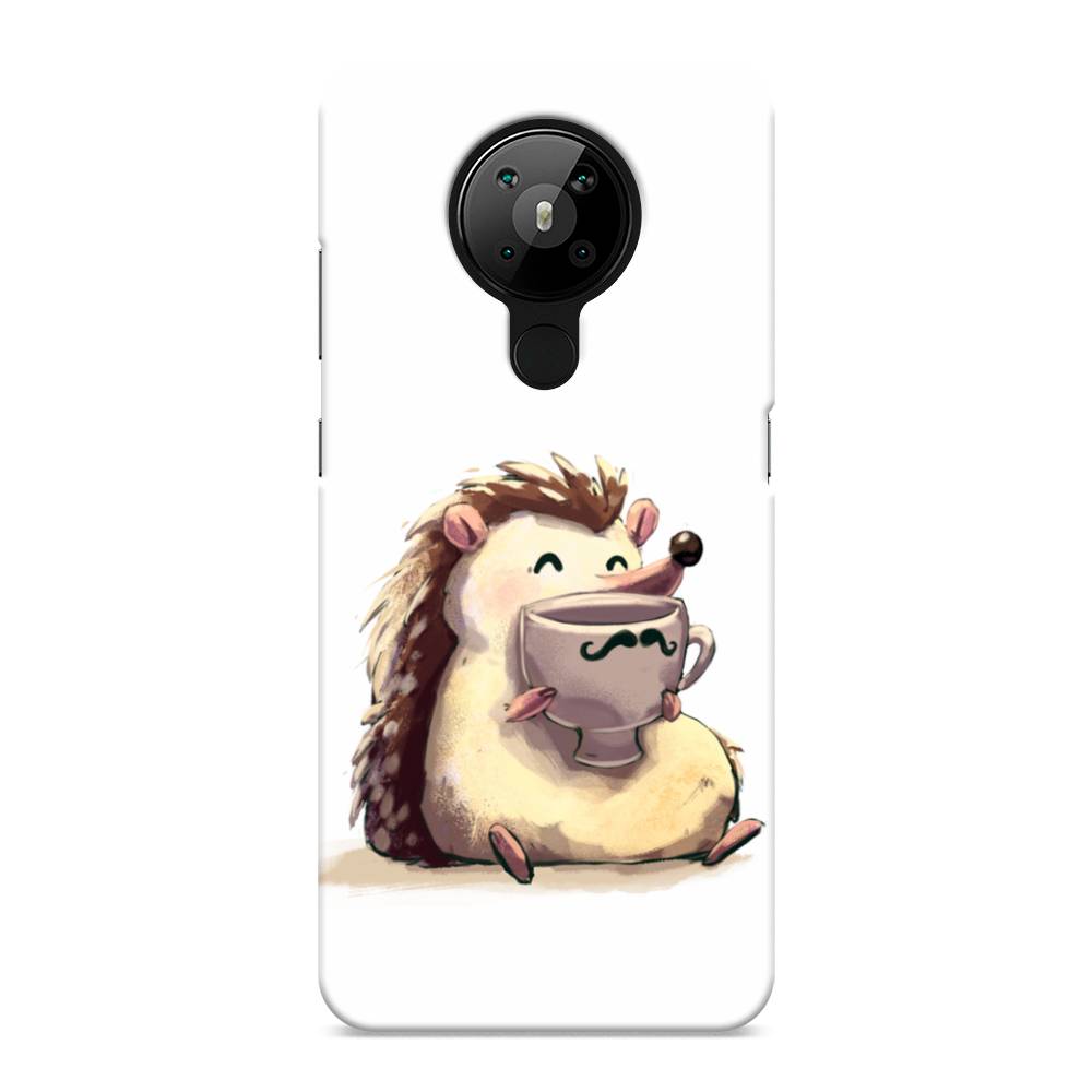 

Чехол Awog "Еж кофеман" для Nokia 5.3, 123420-7