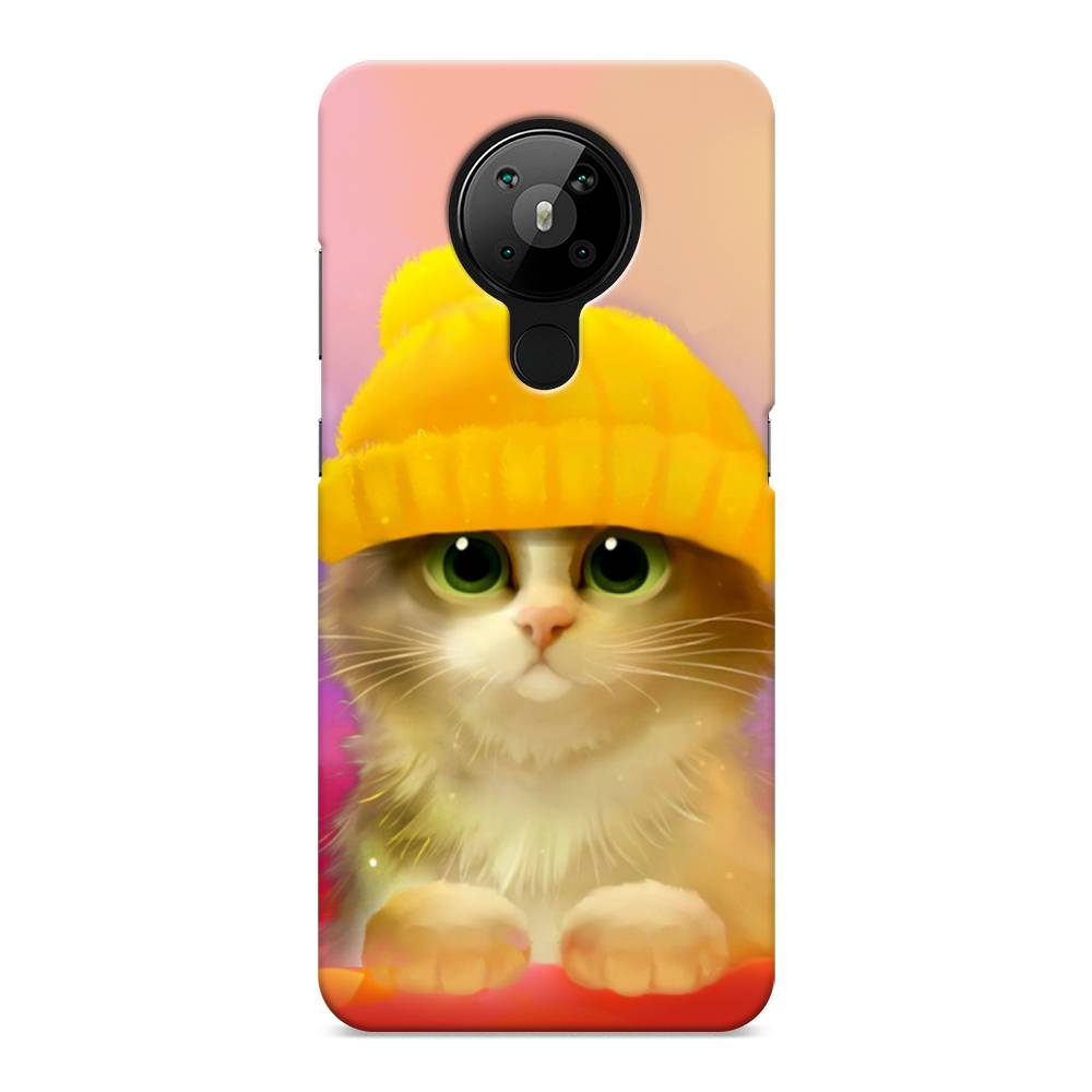

Чехол Awog "Котенок в желтой шапке" для Nokia 5.3, 123420-1