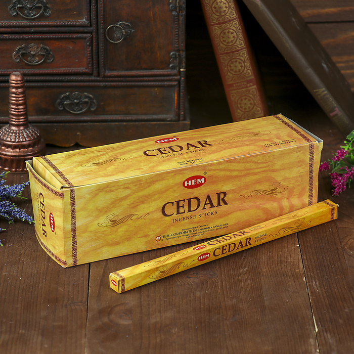 

HEM Благовония "HEM" 8 палочек угольные cedar