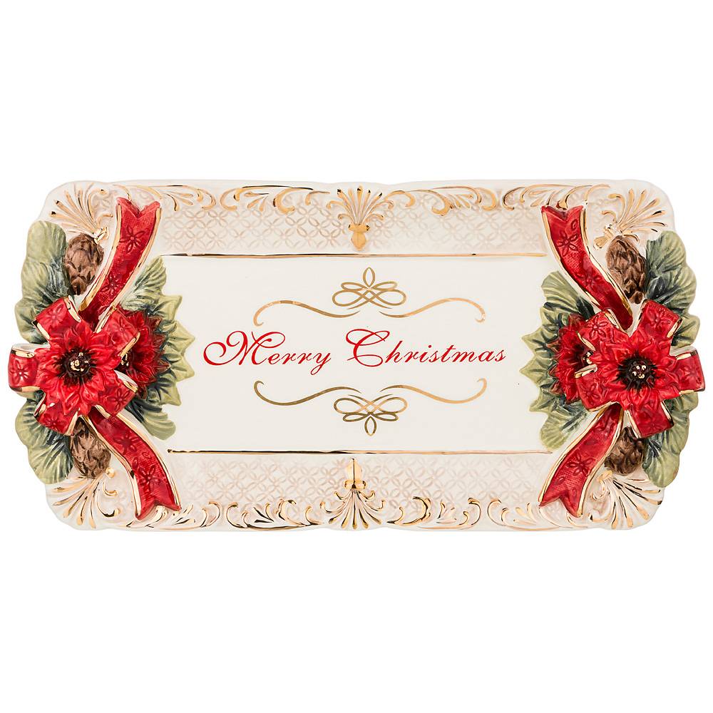 

Блюдо коллекция Lefard christmas 33x17x5 см