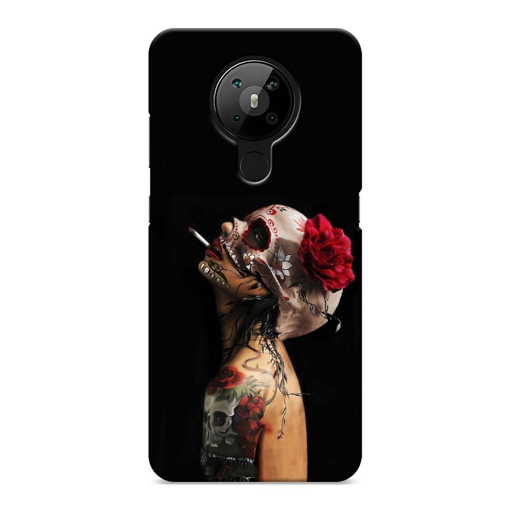

Чехол Awog "Девушка с черепом" для Nokia 5.3, 123420-7