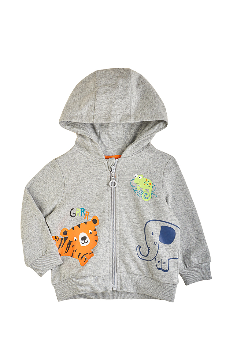 

Толстовка детская Kari baby SS21B02800809 цв. серый р. 86, SS21B02800809