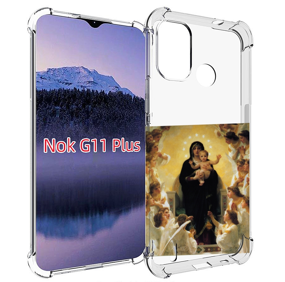 

Чехол MyPads дева-мария для Nokia G11 Plus, Прозрачный, Tocco