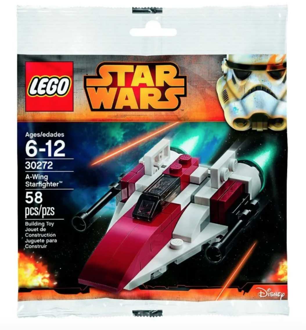 Конструктор LEGO Star Wars Звездный разрушитель A-Wing 30272, 58 дет конструктор lego star wars 30654 x wing starfighter 87 дет