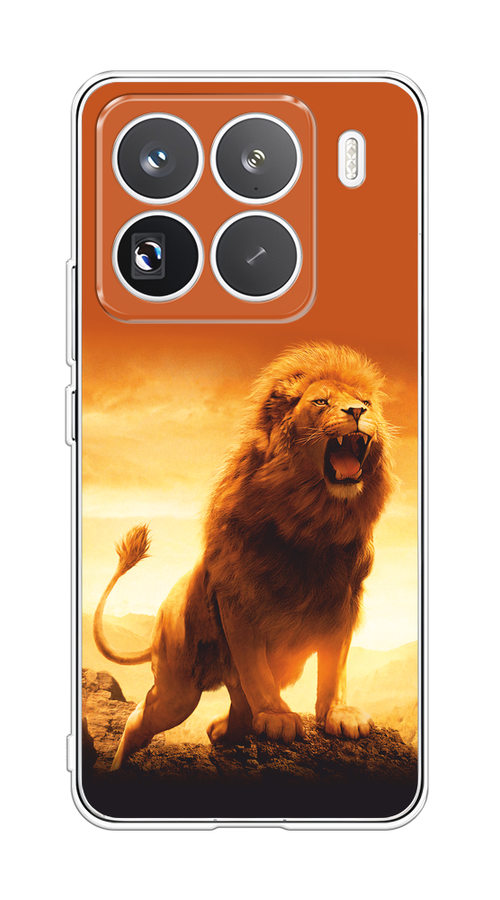 

Чехол на Xiaomi 15 Pro Львиный рык, Коричневый;желтый;оранжевый, 323750-1