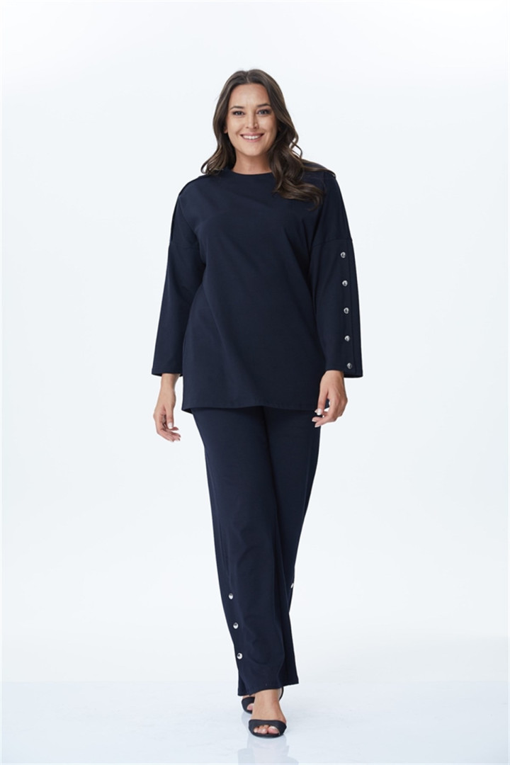 

Брюки женские My Line Moda 397 синие L (товары доставляются из-за рубежа), Синий, 397