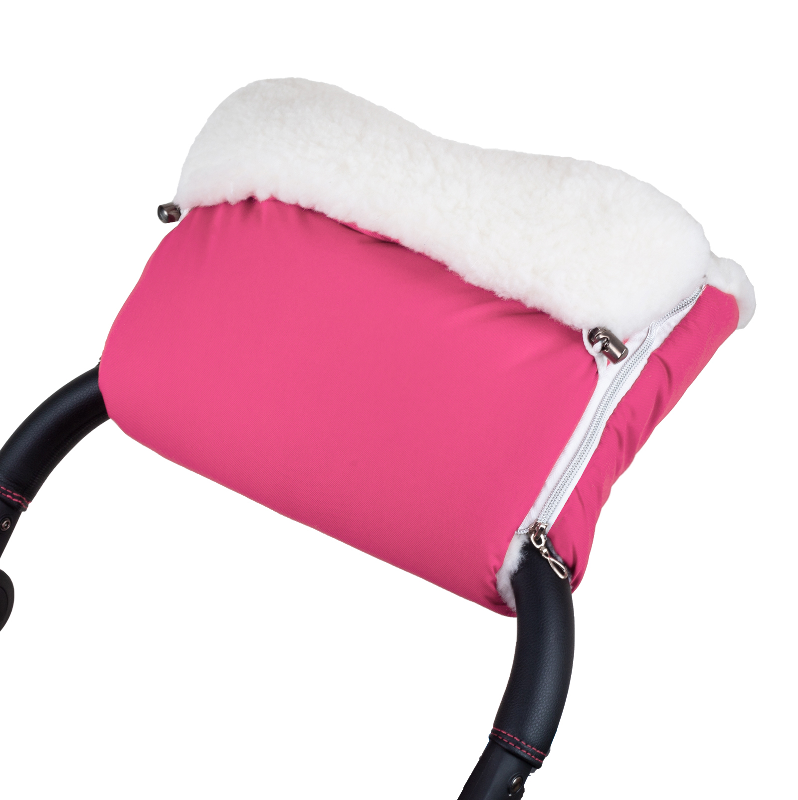Муфта для рук на коляску BEATRICE BAMBINI Taddy, Pink 189920 муфта для рук на коляску esspero amato st pink натуральный мех