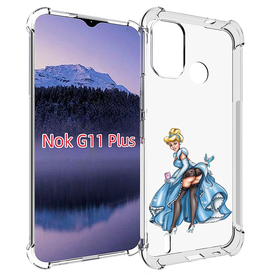 

Чехол MyPads девушка-в-платье-красивая женский для Nokia G11 Plus, Прозрачный, Tocco