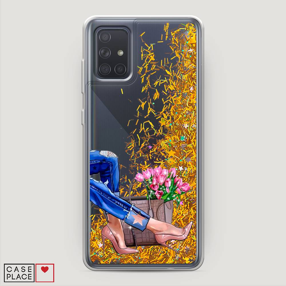 

Чехол Awog на Samsung Galaxy A71 4G "Каблучки", Разноцветный, 29090-1