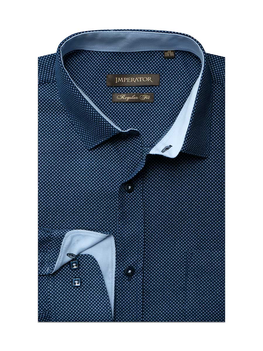 

Рубашка мужская Imperator Twist 8 синяя XXXL, Twist 8