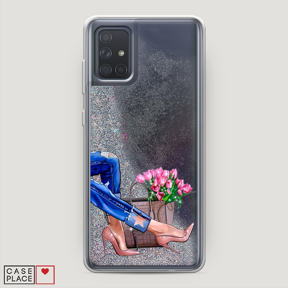 

Чехол Awog на Samsung Galaxy A71 4G "Каблучки", Разноцветный, 29091-1