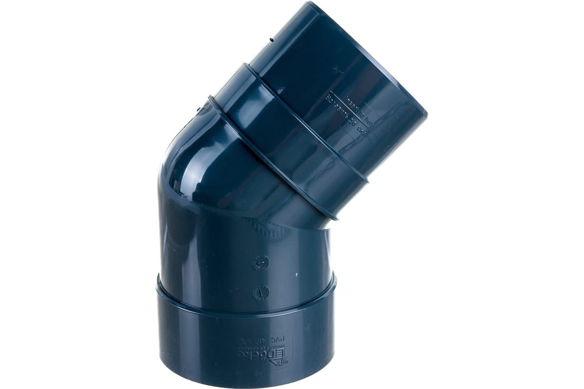 

Колено 45гр Деке PREMIUM графит