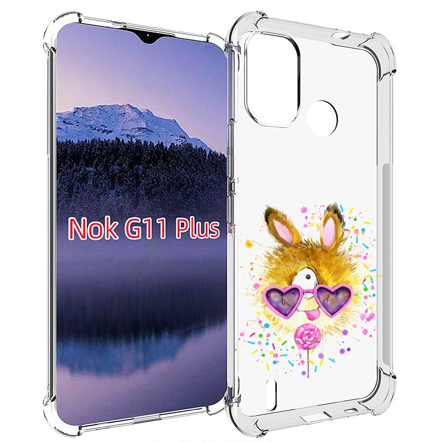 

Чехол MyPads Чупя для Nokia G11 Plus, Прозрачный, Tocco