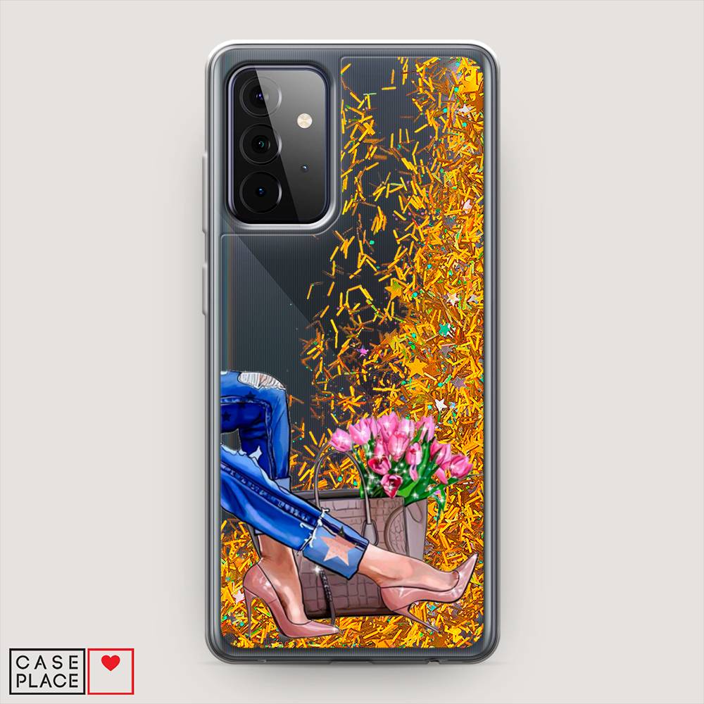 

Чехол Awog на Samsung Galaxy A72 / Самсунг A72 "Каблучки", Разноцветный, 2101990-1