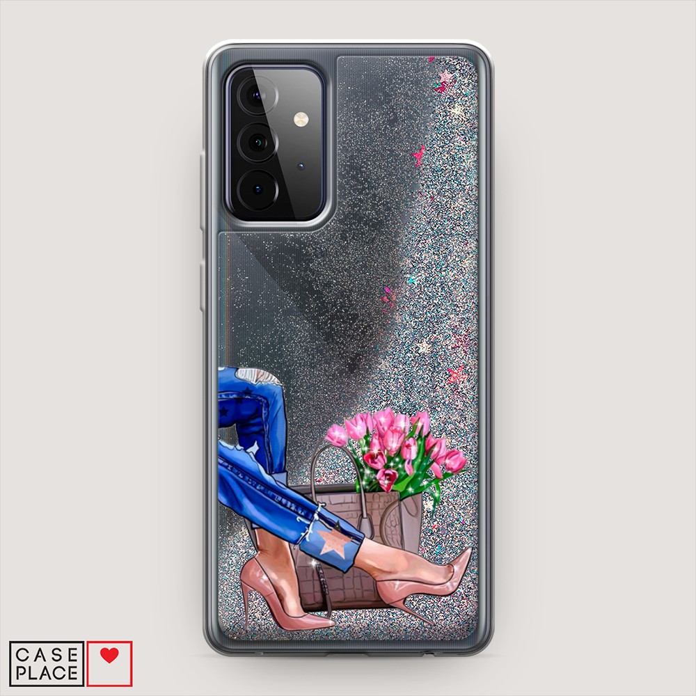 

Чехол Awog на Samsung Galaxy A72 / Самсунг A72 "Каблучки", Разноцветный, 2101991-1