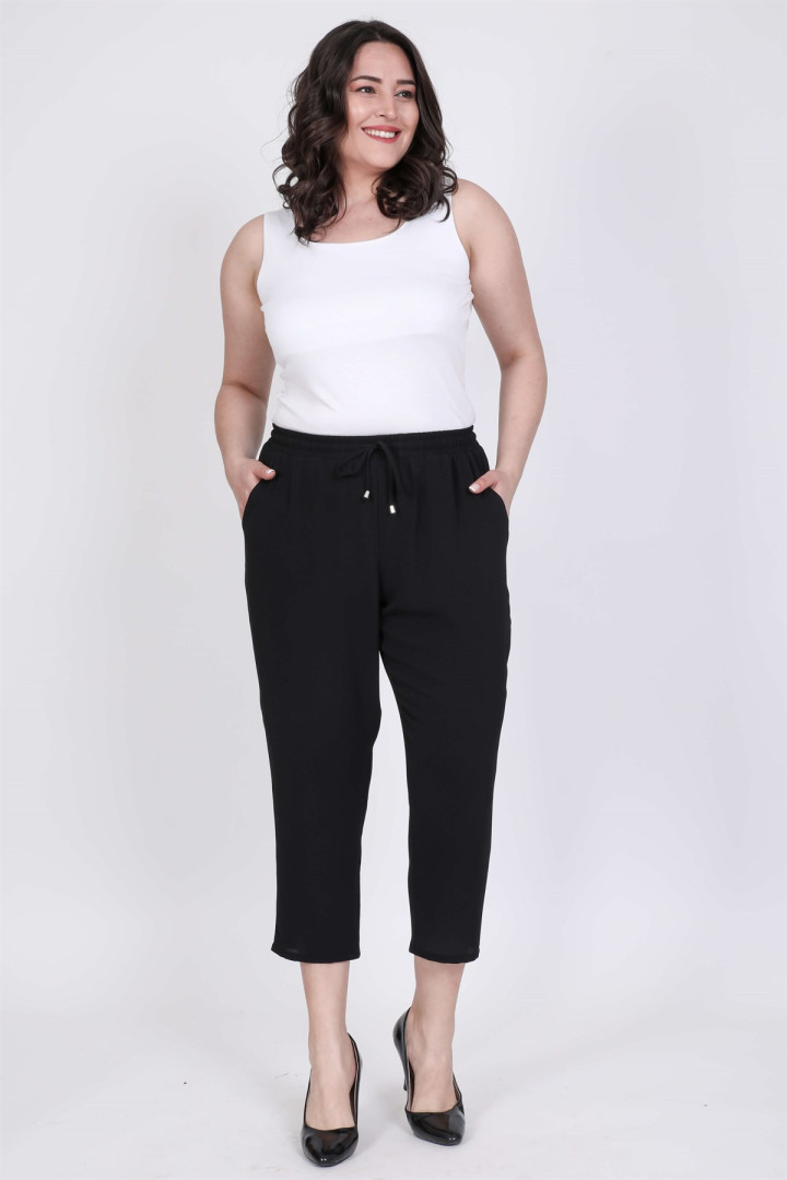 

Брюки женские My Line Moda 864 черные 54 RU (товары доставляются из-за рубежа), 864