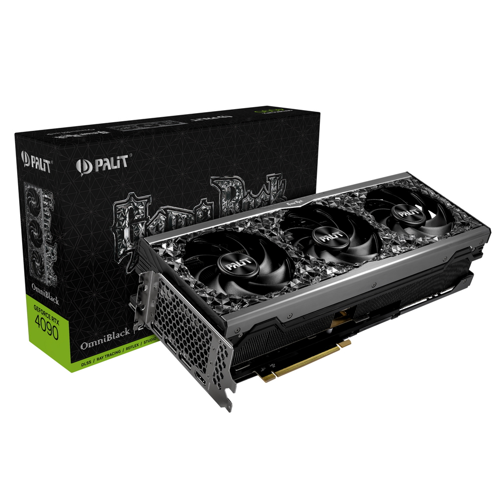 Видеокарта Palit NVIDIA GeForce RTX 4090 GameRock OmniBlack (NED4090019SB-1020Q)