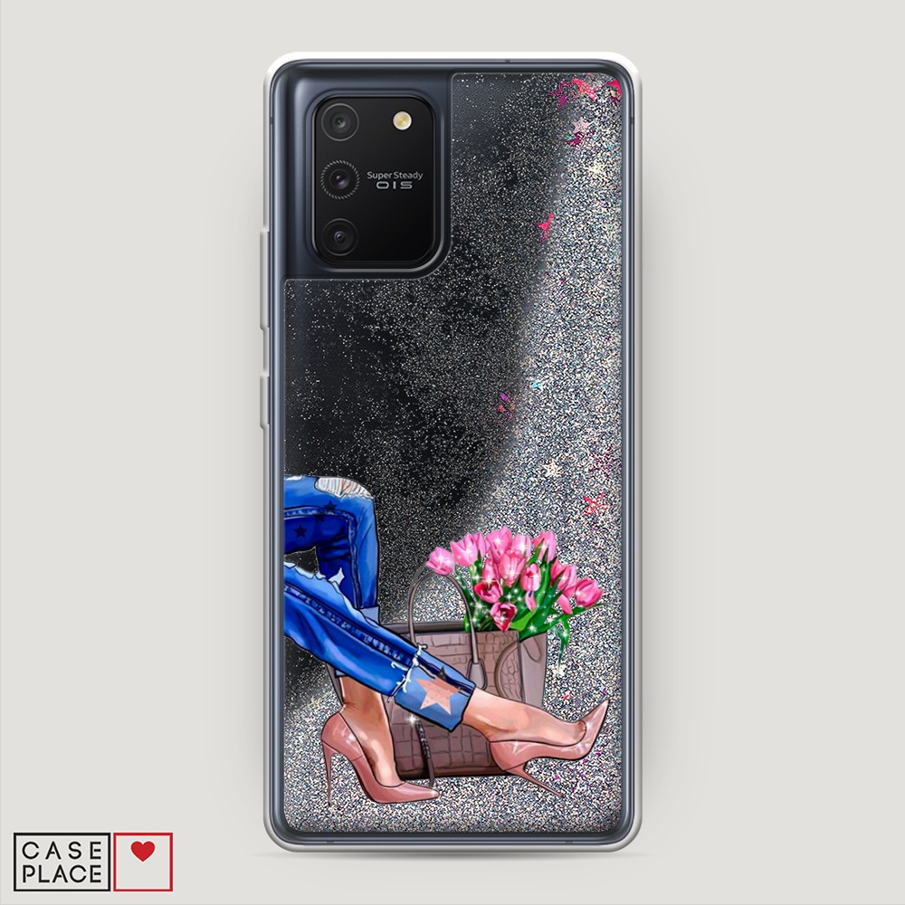 

Чехол Awog на Samsung Galaxy A91/S10 Lite "Каблучки", Разноцветный, 29991-1
