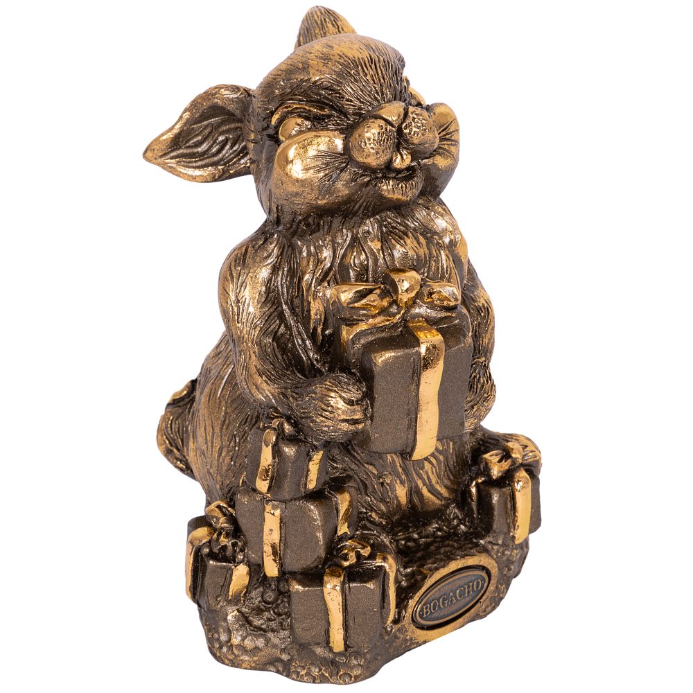 фото Статуэтка кролик льюис бронза bogacho