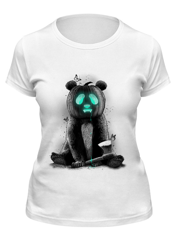 

Футболка женская Printio Пандаллоуин белая XL, Белый, Пандаллоуин