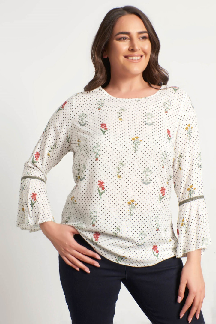 

Блуза женская My Line Moda 213 белая 46 RU (товары доставляются из-за рубежа), 213