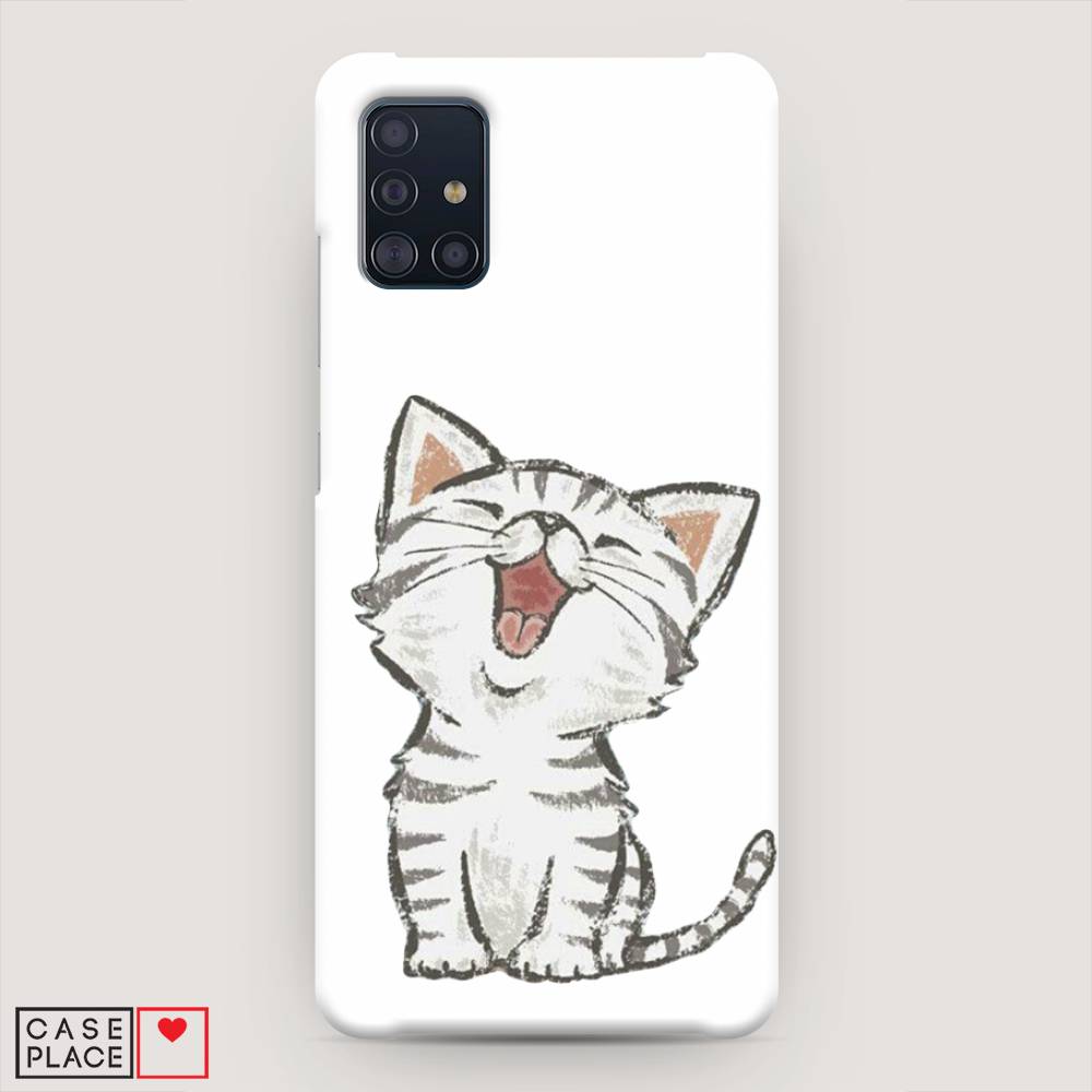 

Пластиковый чехол "Котенок рисованный" на Samsung Galaxy A51, 28920-1