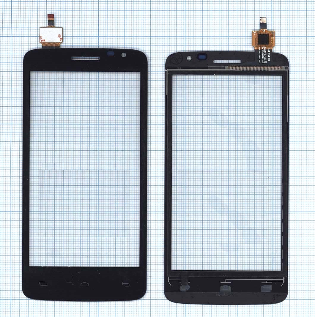 

Сенсорное стекло (тачскрин) для Prestigio MultiPhone 3501 DUO черное, 020377