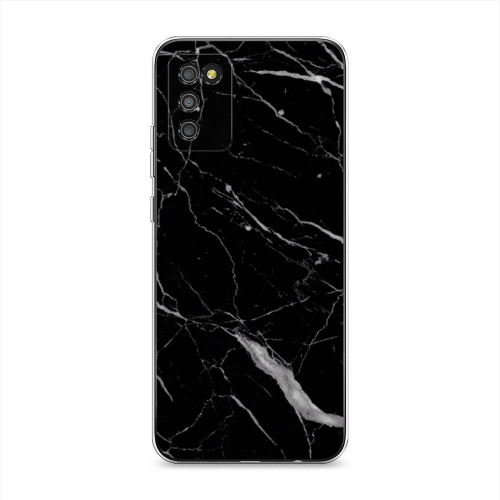 фото Чехол awog "черный минерал" для samsung galaxy a02s