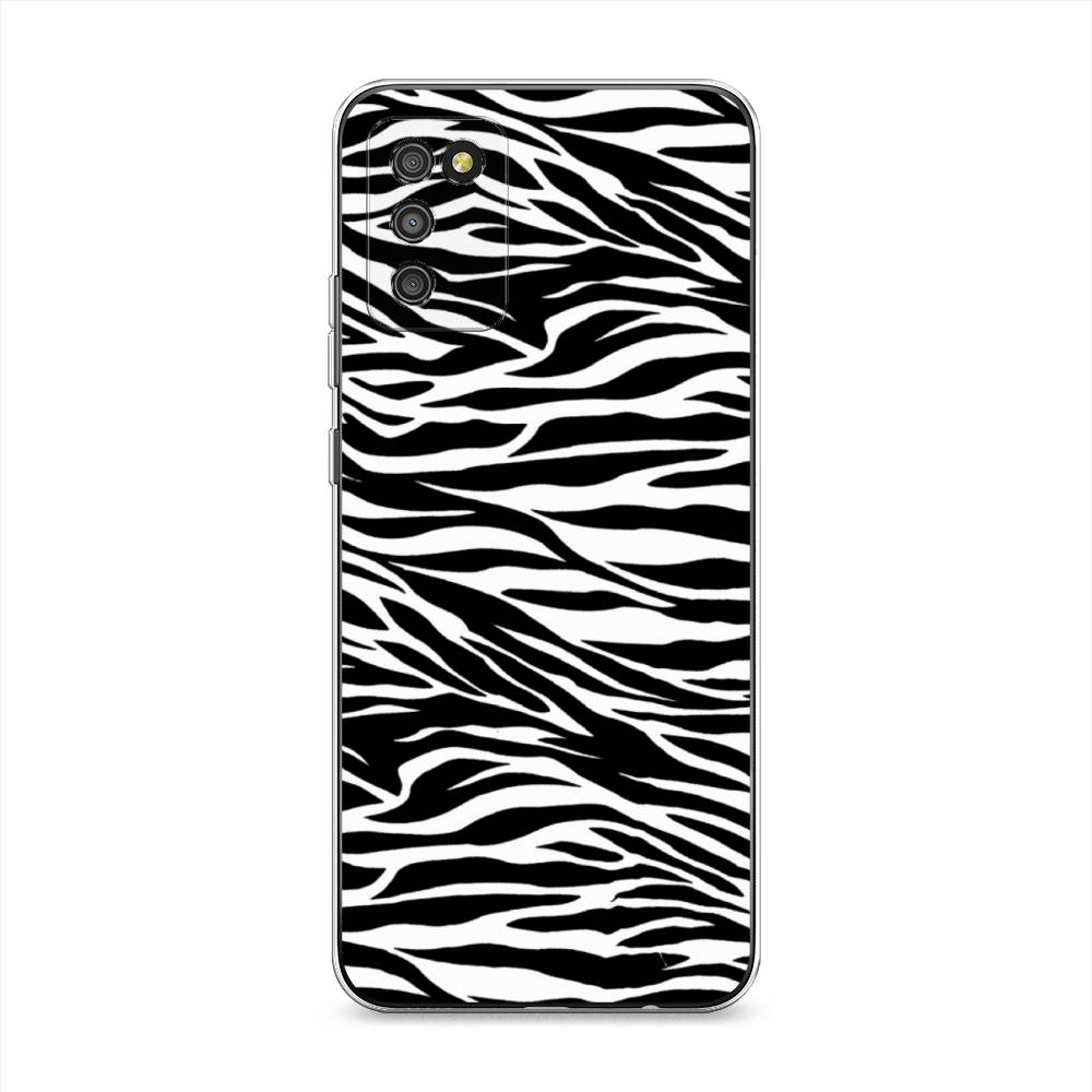 

Чехол Awog на Samsung Galaxy A02s / Самсунг A02s "Принт зебра", Белый;серый;черный, 2102350-7